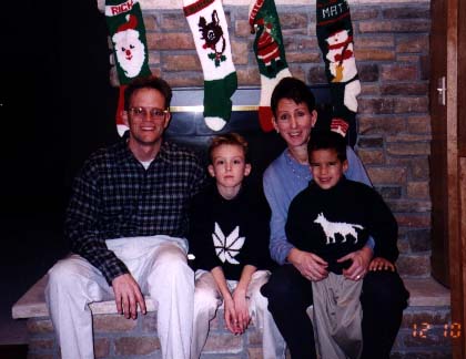 Rob's brother Rick and his family
